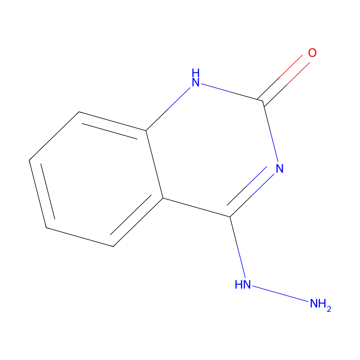 2(1H)-Quinazolinone, 4-hydrazinyl- molecular structure, CAS 1083171-65-6