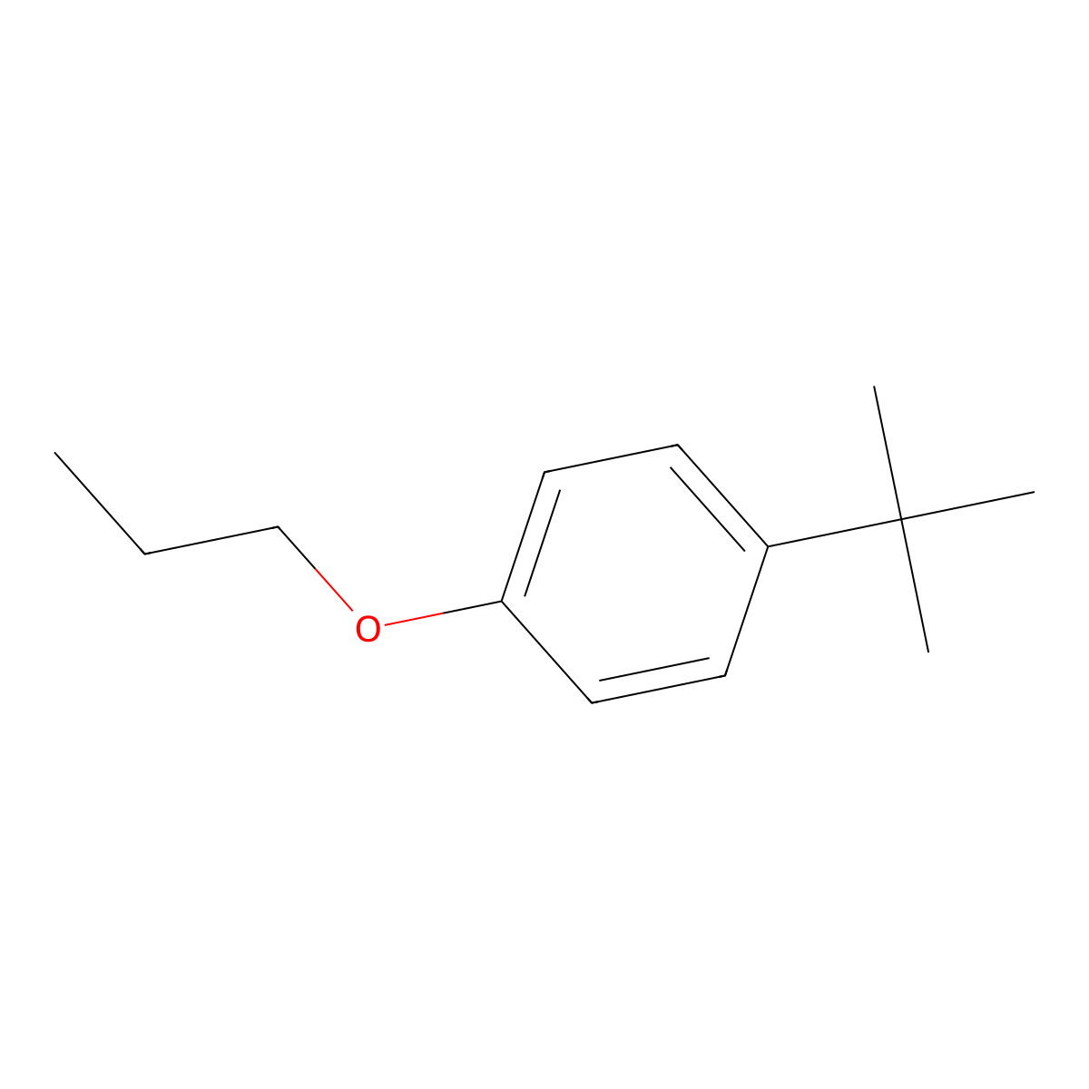 1-Tert-butyl-4-propoxybenzene molecular structure, CAS 108318-78-1