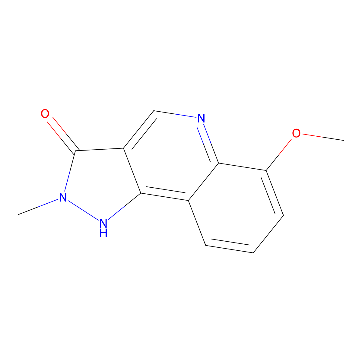 6-methoxy-2-methyl-1H-pyrazolo[4,3-c]quinolin-3(2H)-one molecular structure, CAS 1083202-10-1