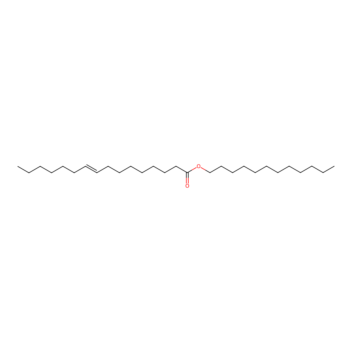 Dodecyl Hexadec-9-enoate molecular structure, CAS 108321-49-9