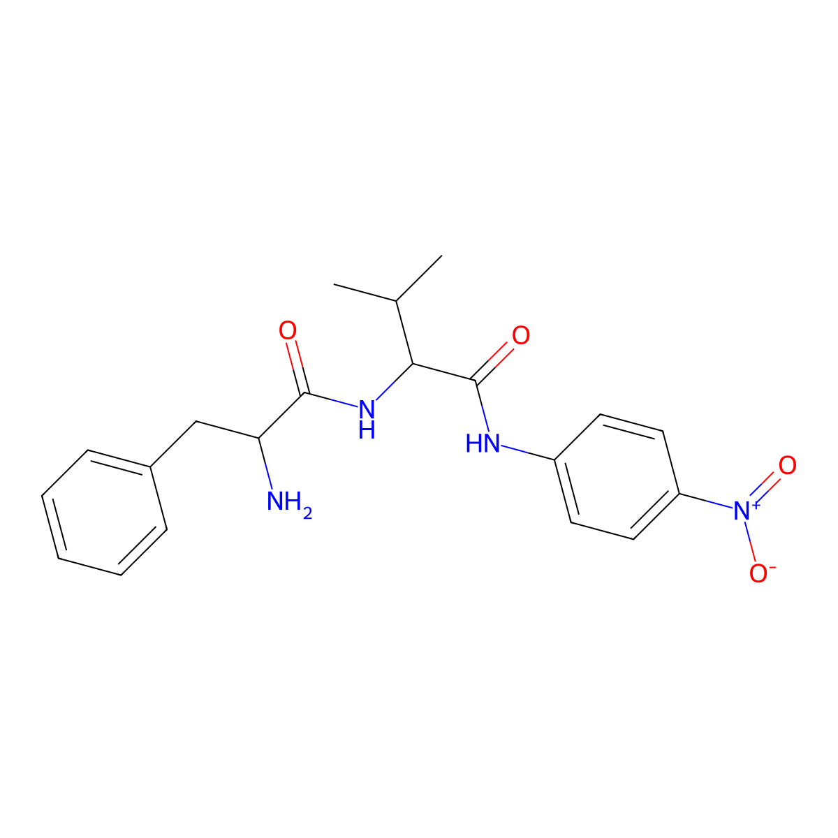D-Phe-Val-p-nitroanilide molecular structure, CAS 108321-89-7