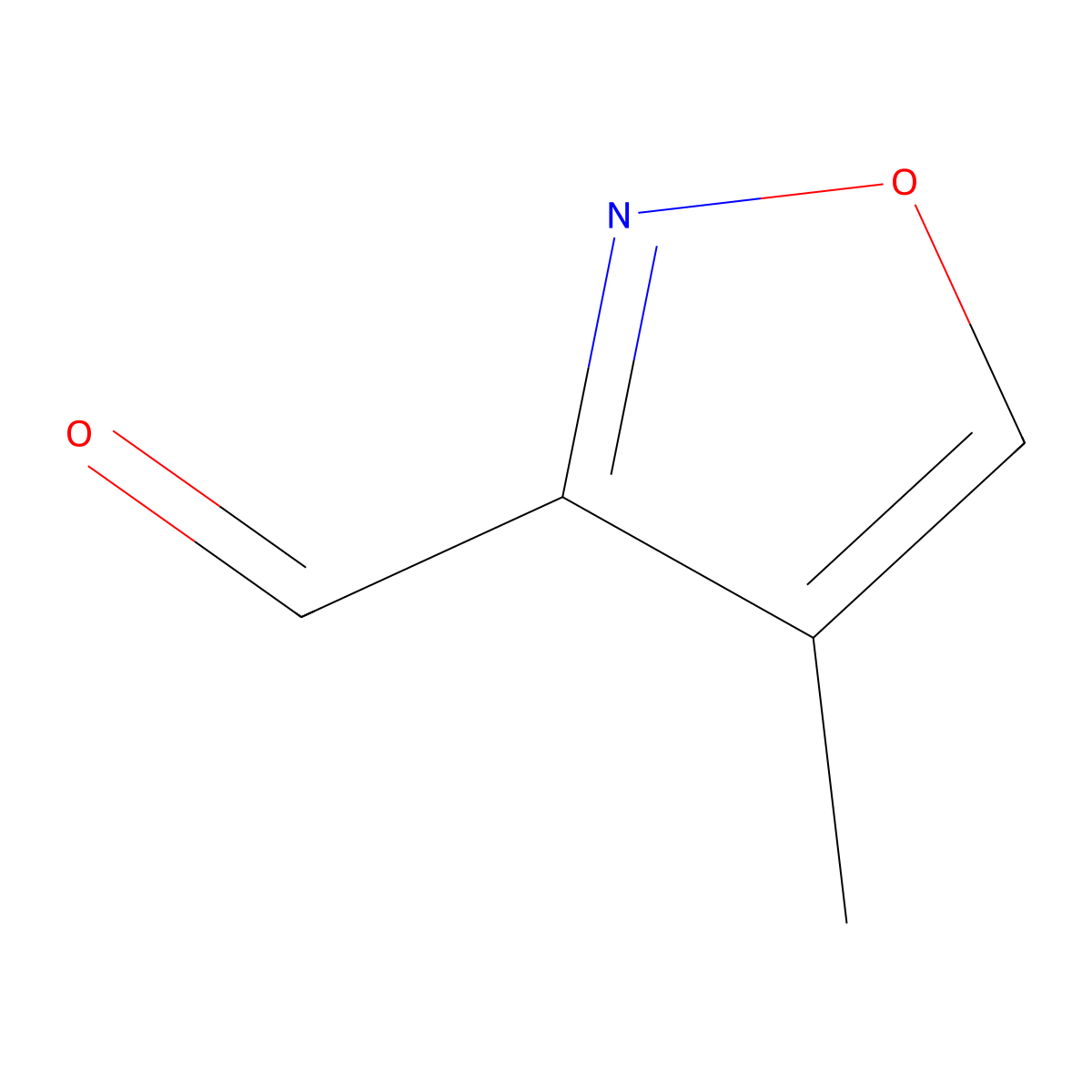 4-Methyl-1,2-oxazole-3-carbaldehyde molecular structure, CAS 1083223-97-5