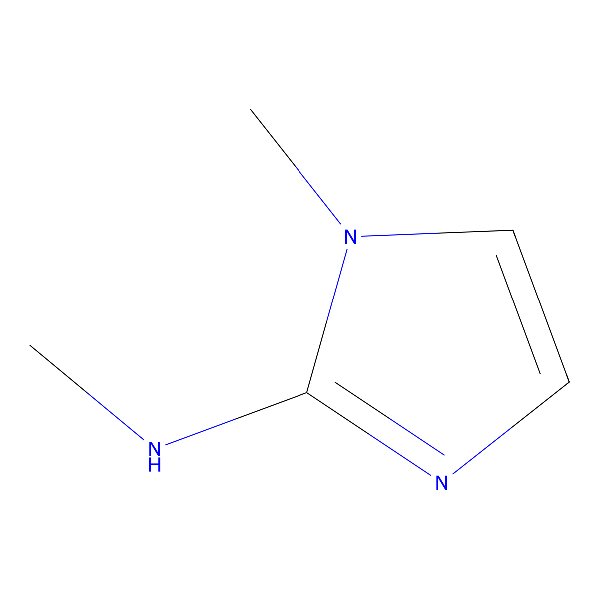N,1-dimethyl-1H-imidazol-2-amine molecular structure, CAS 1083224-07-0
