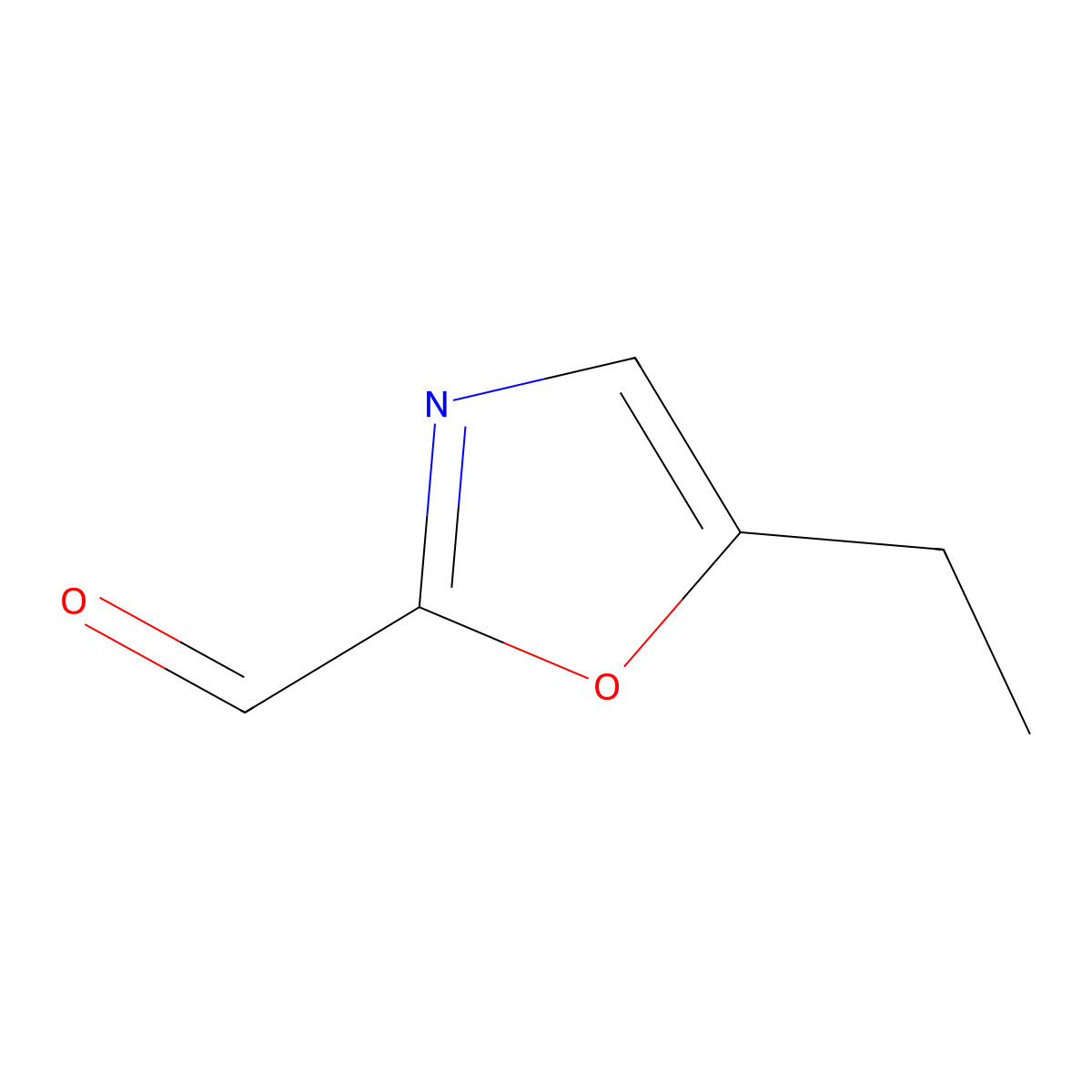 5-Ethyl-1,3-oxazole-2-carbaldehyde molecular structure, CAS 1083224-33-2