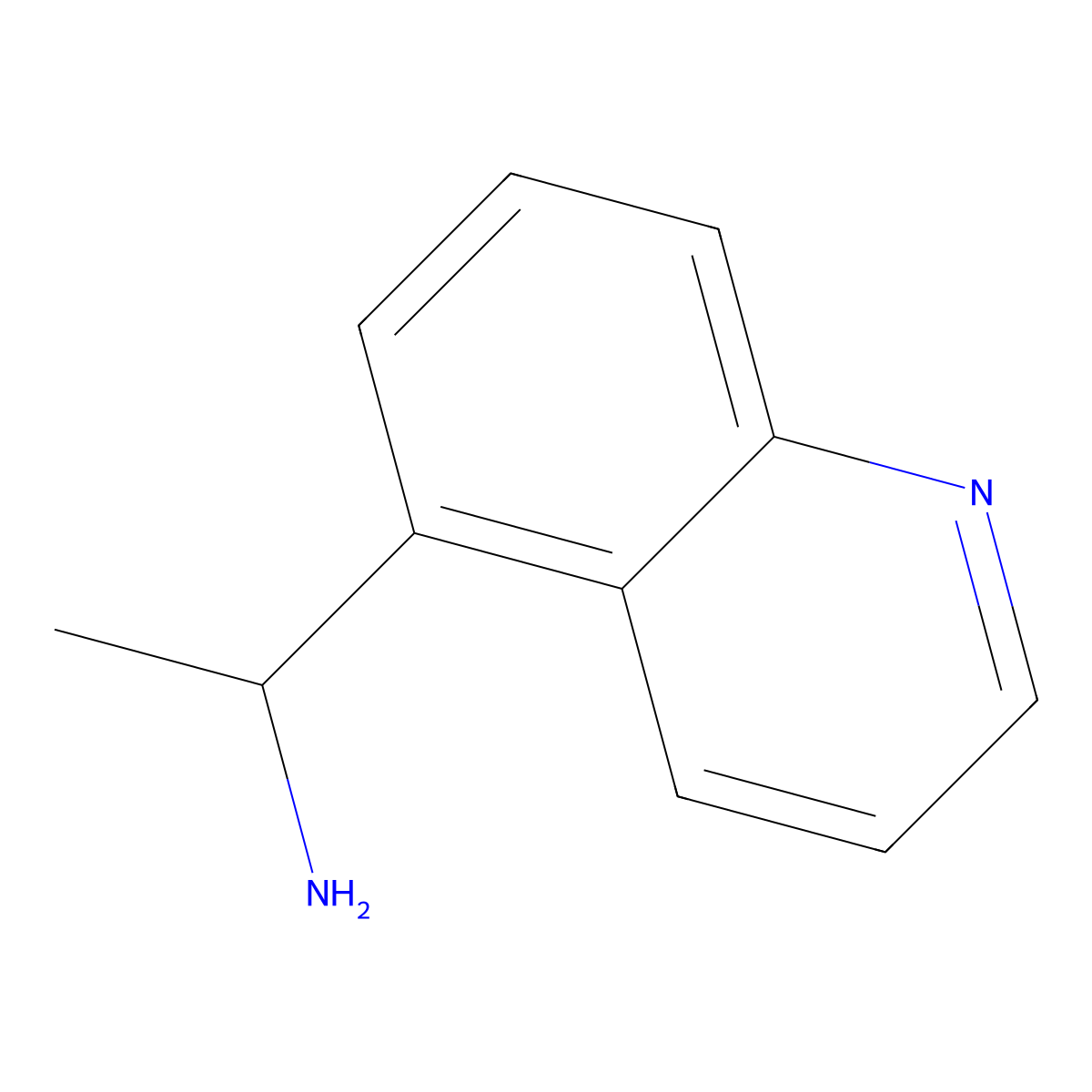 1-(Quinolin-5-yl)ethanamine molecular structure, CAS 1083273-83-9
