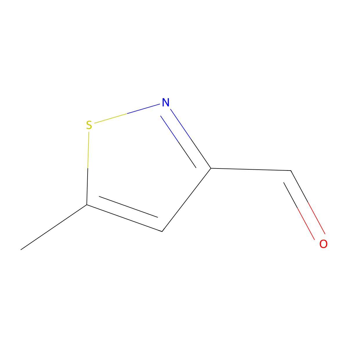 5-Methyl-isothiazole-3-carbaldehyde molecular structure, CAS 1083274-36-5