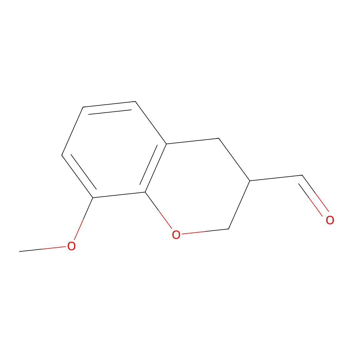 8-Methoxychromane-3-carbaldehyde molecular structure, CAS 1083317-40-1