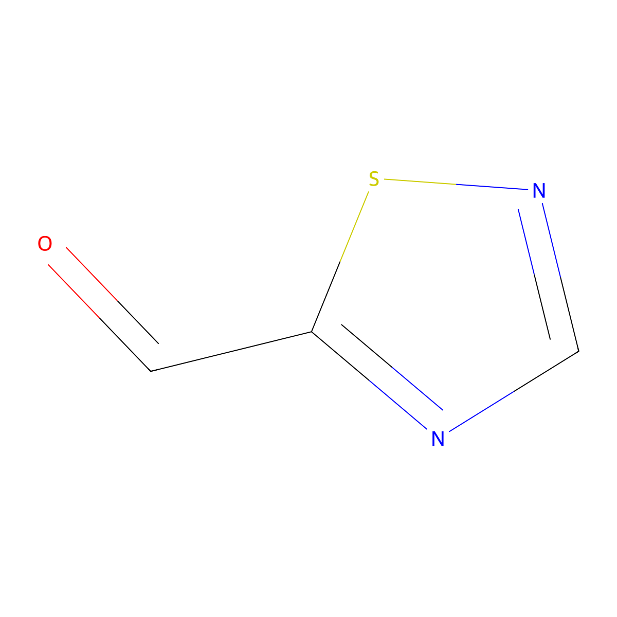 1,2,4-Thiadiazole-5-carbaldehyde molecular structure, CAS 1083317-72-9