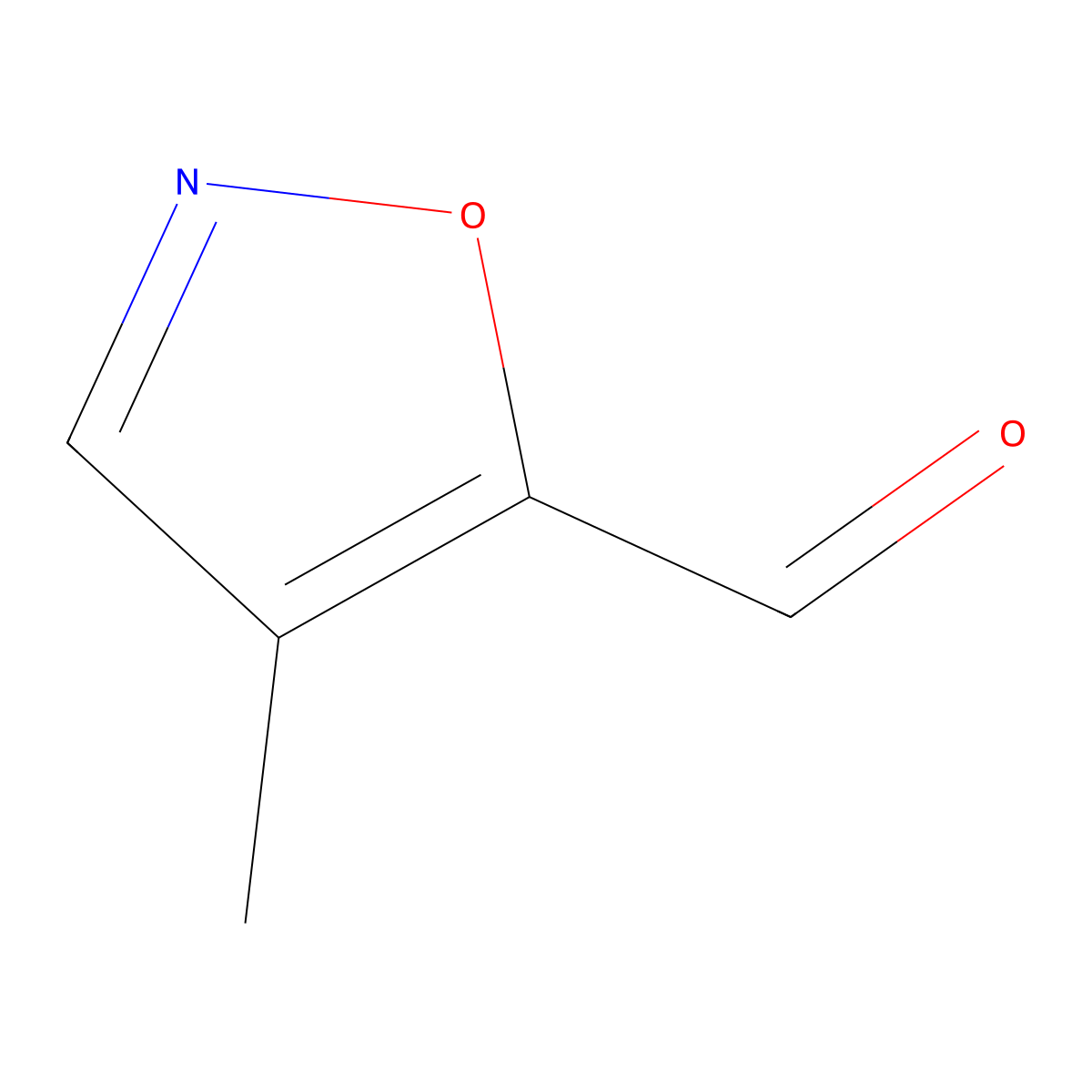 4-Methyl-1,2-oxazole-5-carbaldehyde molecular structure, CAS 1083317-73-0