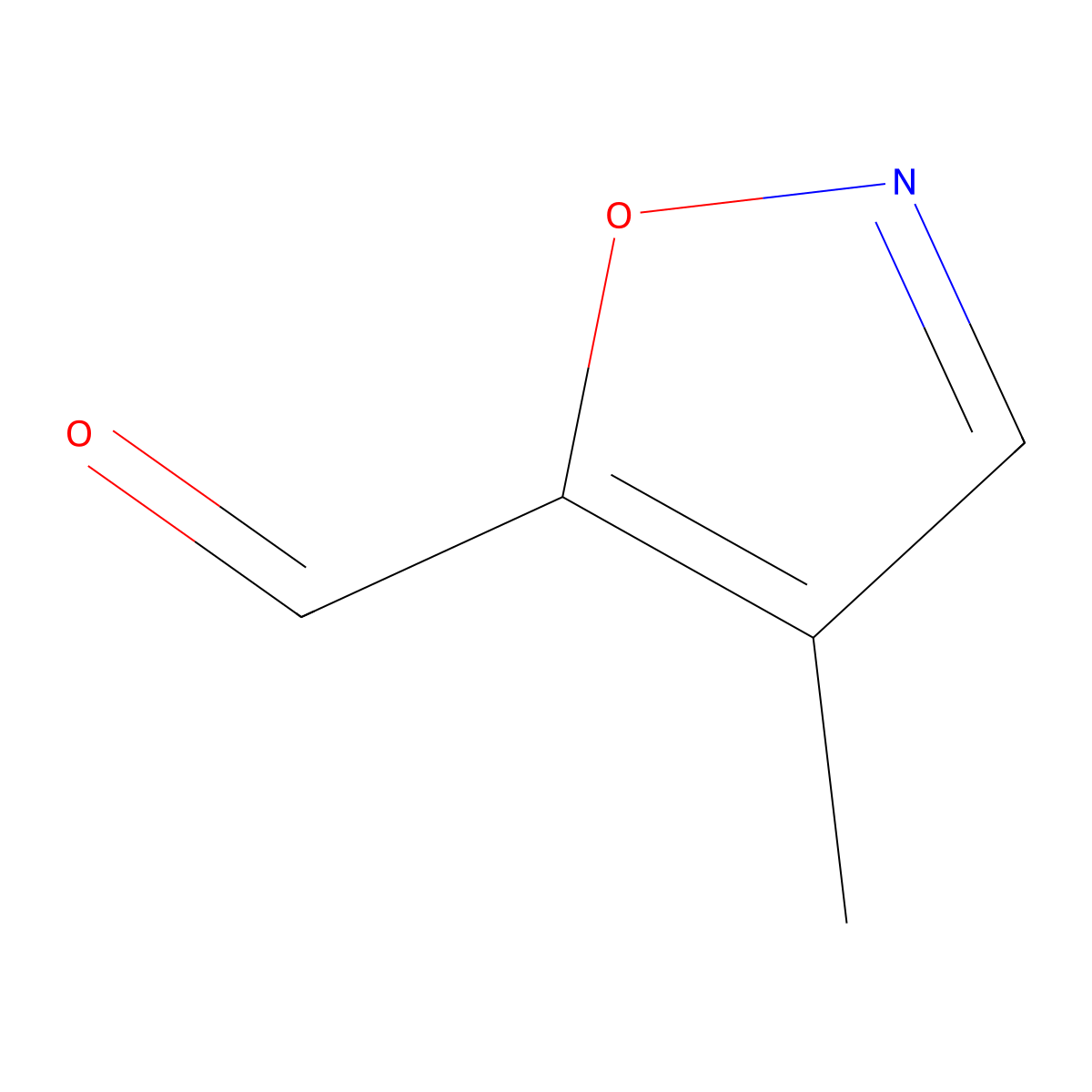 4-Methyl-1,2-oxazole-5-carbaldehyde molecular structure, CAS 1083317-73-0