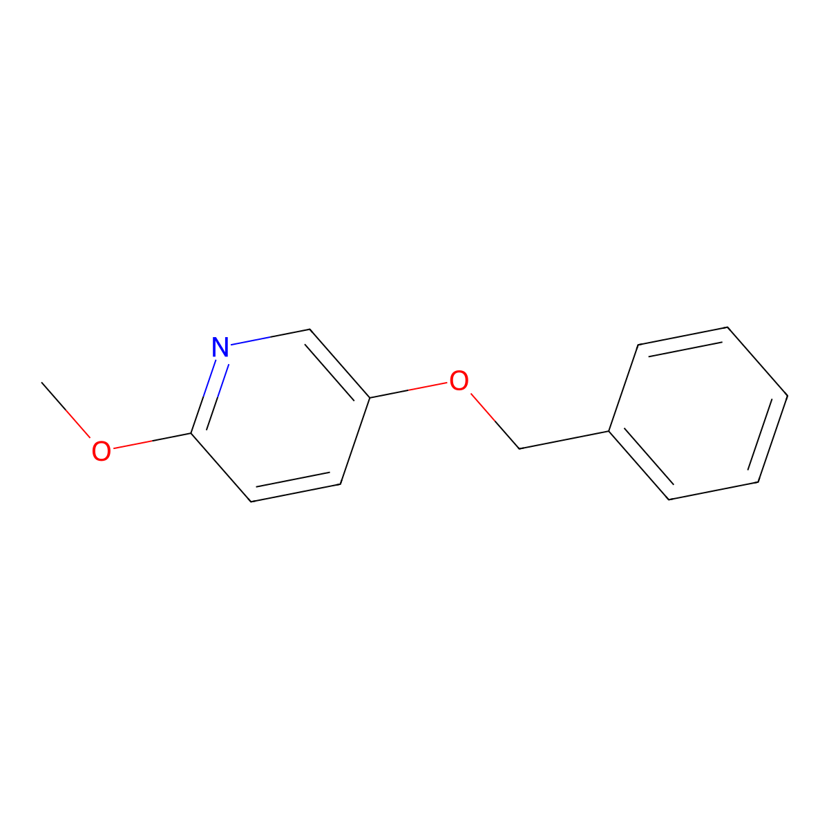 5-(Benzyloxy)-2-methoxypyridine molecular structure, CAS 1083329-15-0
