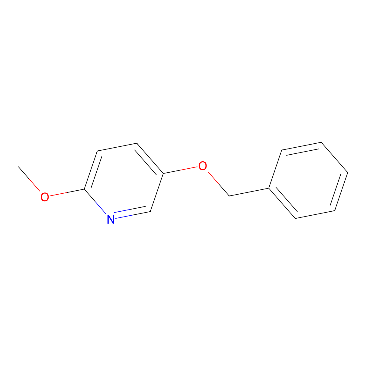 5-(Benzyloxy)-2-methoxypyridine molecular structure, CAS 1083329-15-0