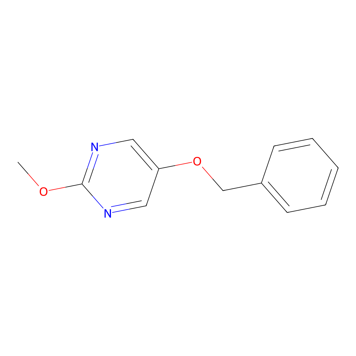 5-(Benzyloxy)-2-methoxypyrimidine molecular structure, CAS 1083329-17-2