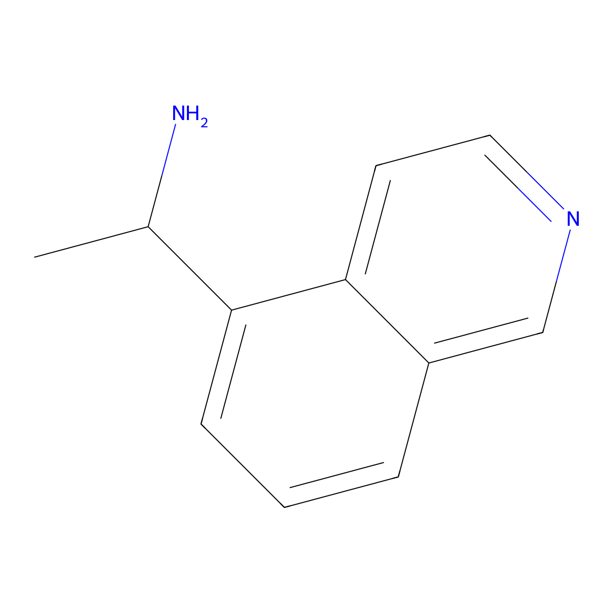 1-(Isoquinolin-5-YL)ethan-1-amine molecular structure, CAS 1083368-45-9
