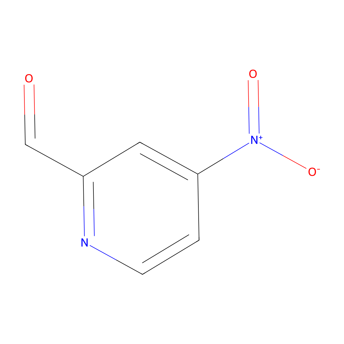 4-Nitropicolinaldehyde molecular structure, CAS 108338-19-8