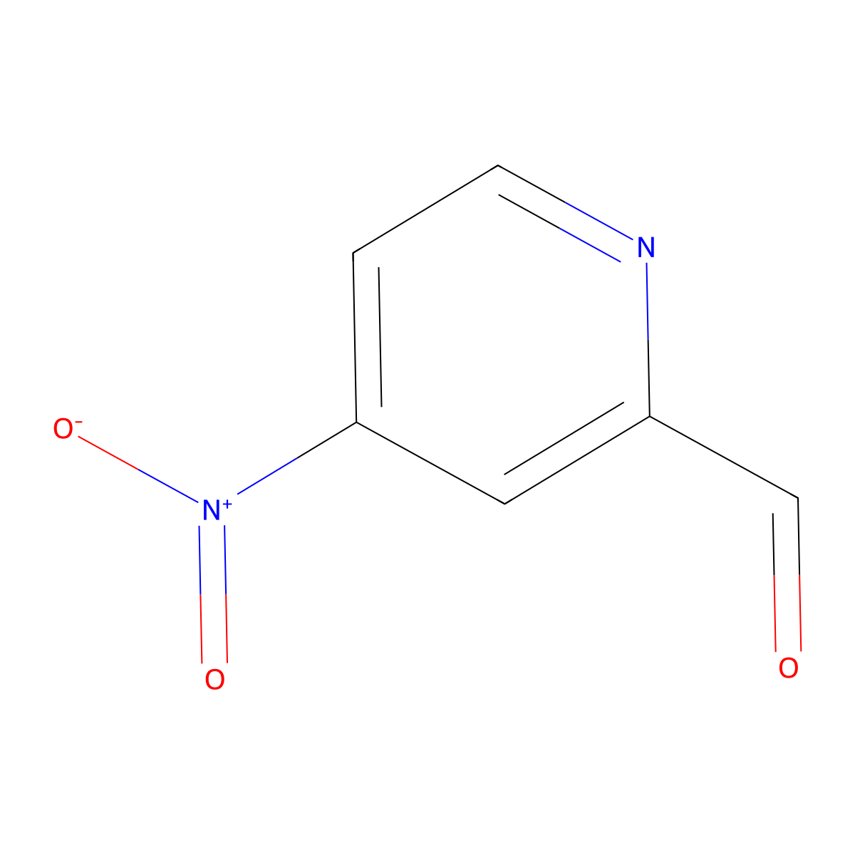 4-Nitropicolinaldehyde molecular structure, CAS 108338-19-8
