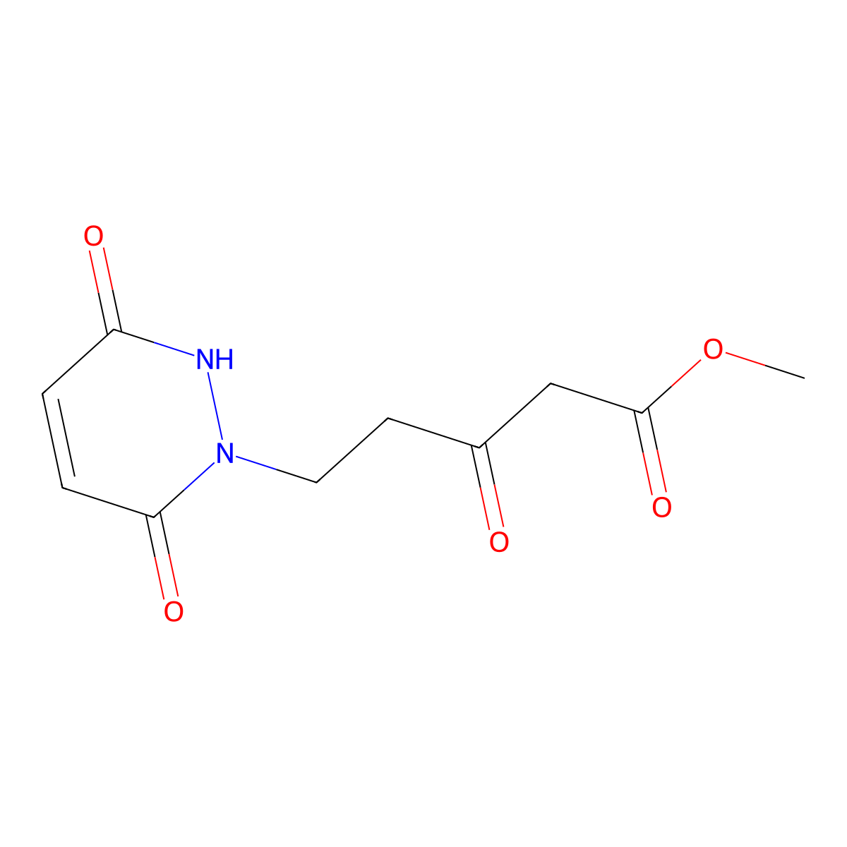 Methyl 5-(3-hydroxy-6-oxopyridazin-1(6H)-yl)-3-oxopentanoate molecular structure, CAS 1083380-37-3