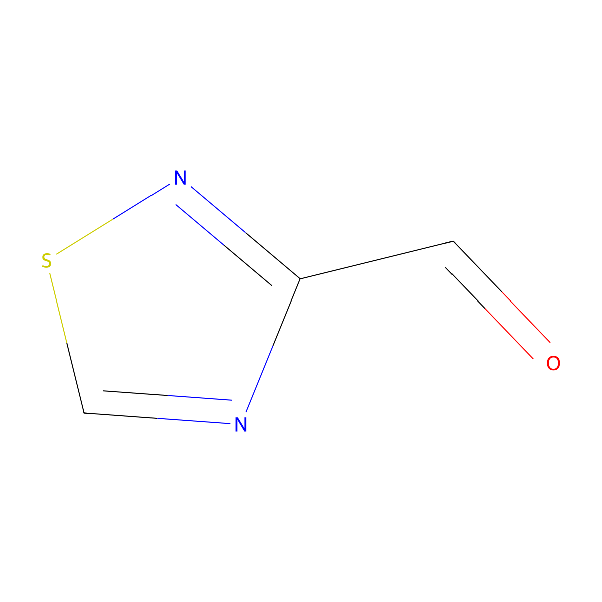 1,2,4-Thiadiazole-3-carbaldehyde molecular structure, CAS 1083401-27-7