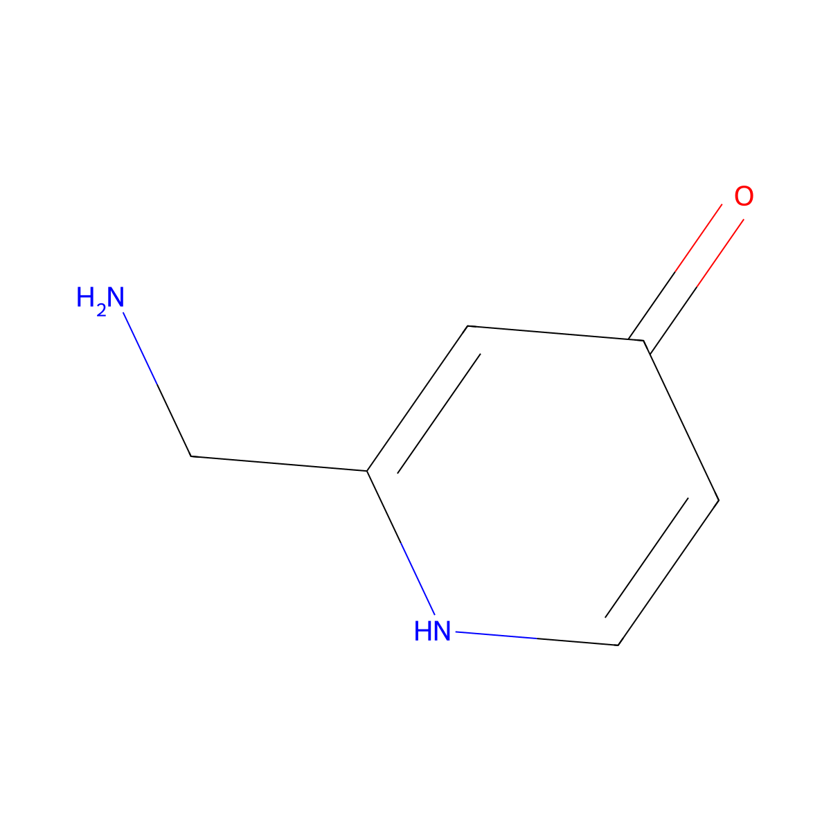 2-(Aminomethyl)-4-hydroxypyridine molecular structure, CAS 1083424-10-5