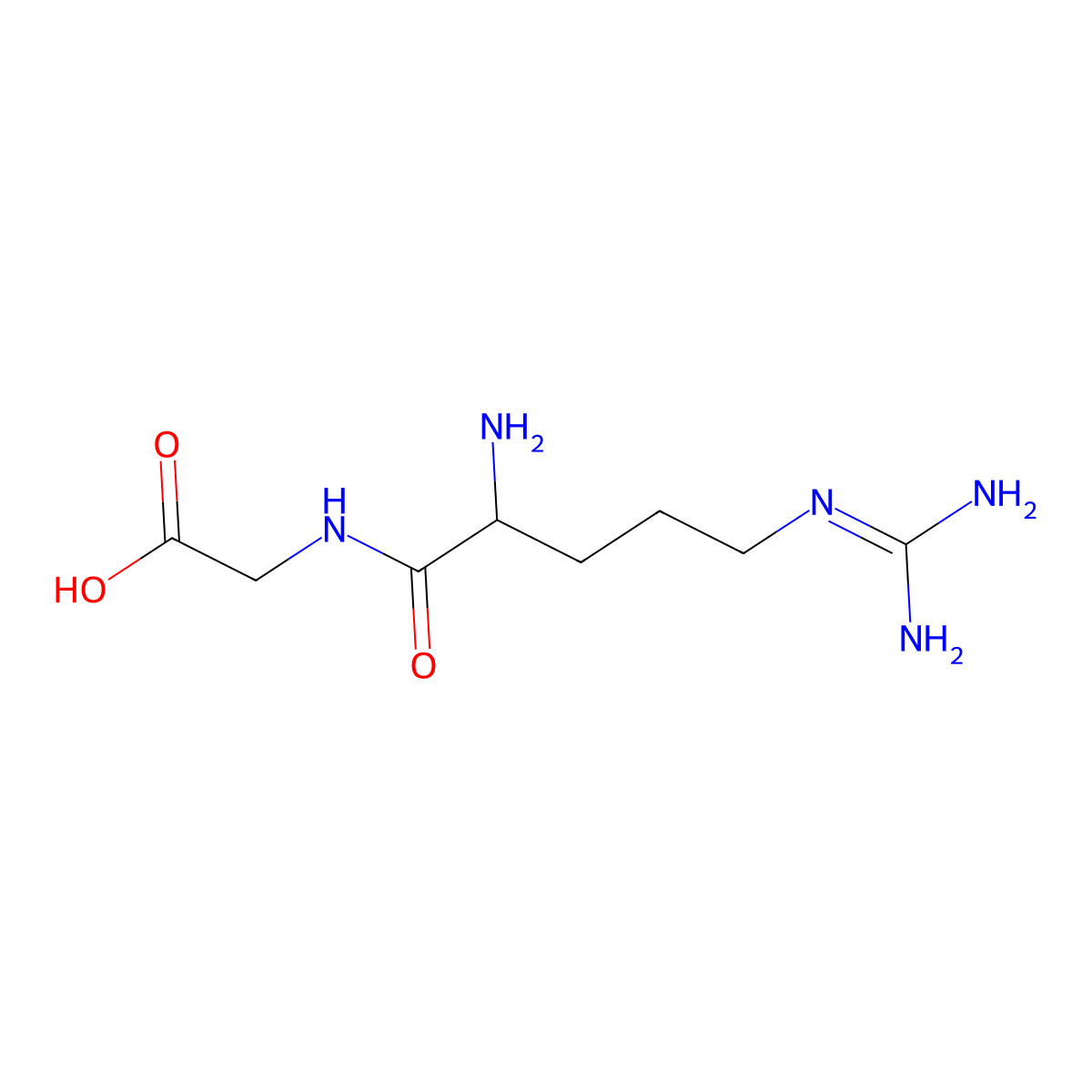 Arg-Gly molecular structure, CAS 108347-93-9