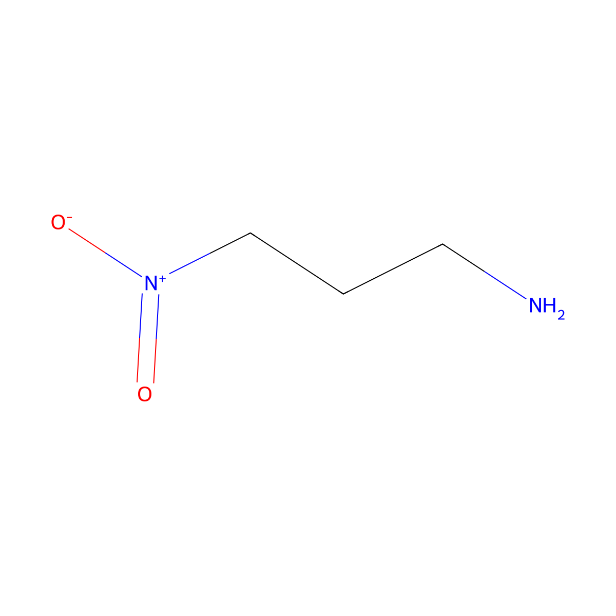 3-Nitro-1-propylamine molecular structure, CAS 108351-04-8