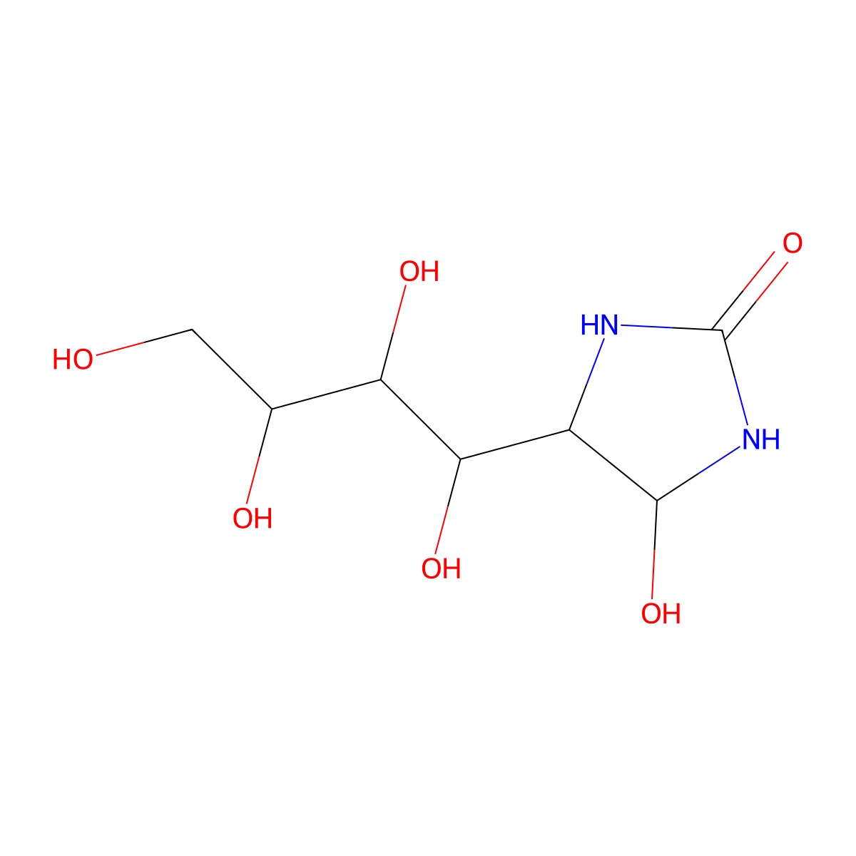 1,2-Diamino-1,2-N,N'-carbonyl-1,2-dideoxyglucose hydrate molecular structure, CAS 108351-34-4
