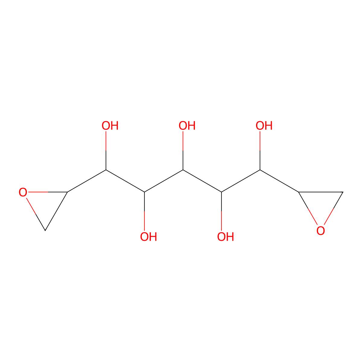1,2:8,9-Dianhydrononitol molecular structure, CAS 108354-43-4