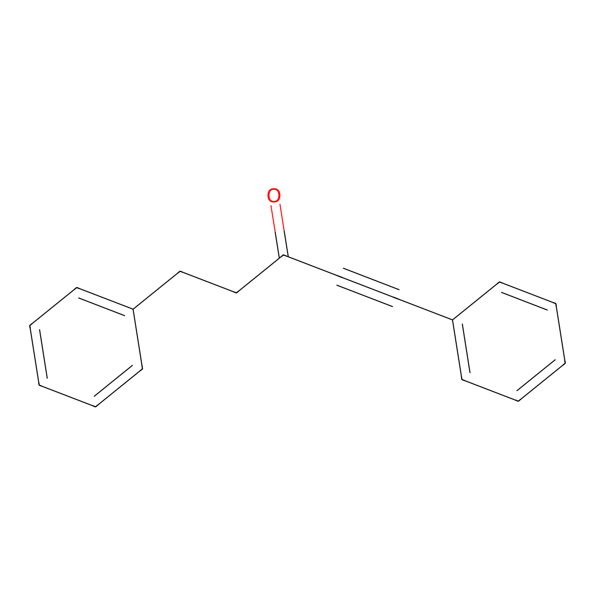 1,5-Diphenylpent-1-yn-3-one molecular structure, CAS 108357-95-5