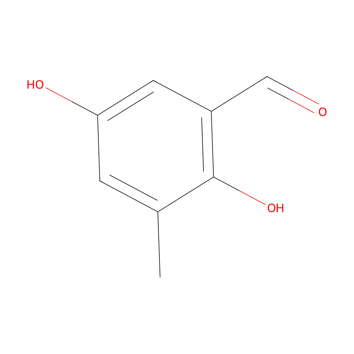2,5-Dihydroxy-3-methylbenzaldehyde molecular structure, CAS 108372-60-7