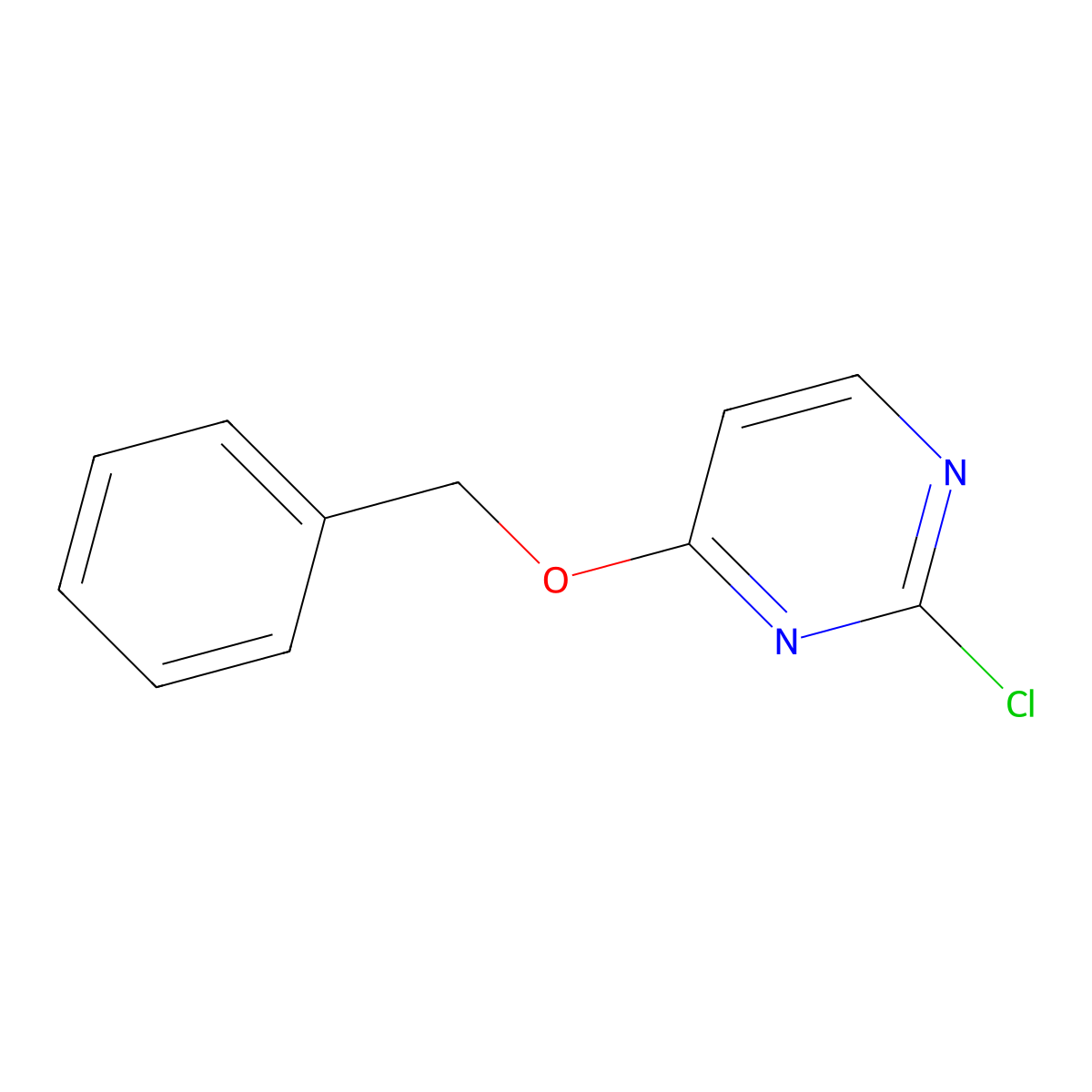 4-(Benzyloxy)-2-chloropyrimidine molecular structure, CAS 108381-28-8
