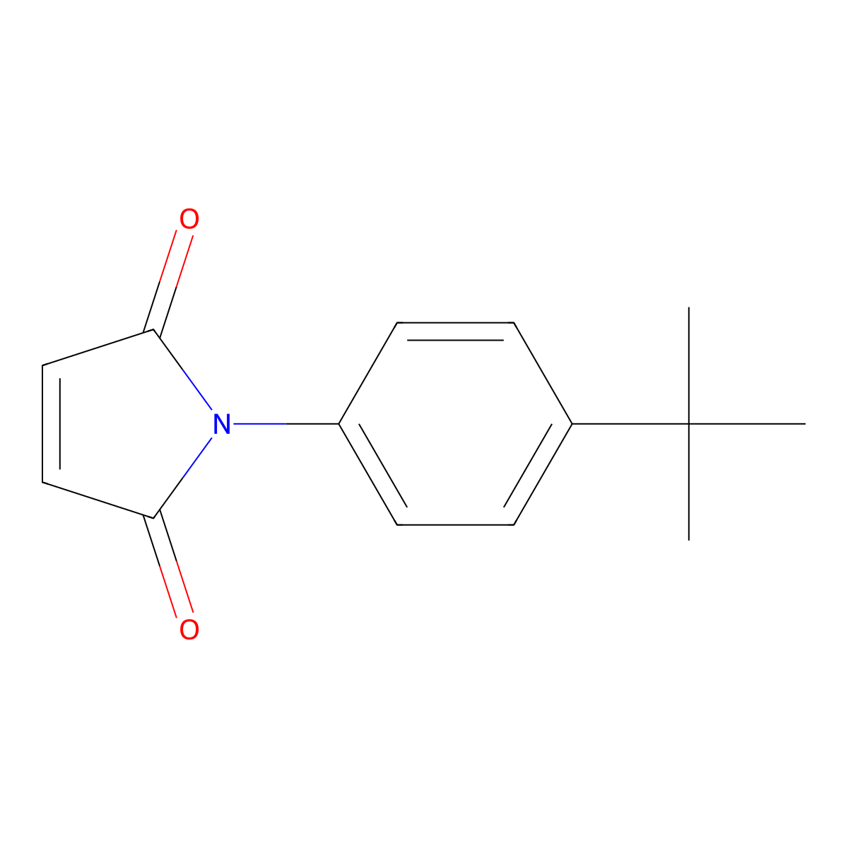 1-(4-Tert-butylphenyl)pyrrole-2,5-dione molecular structure, CAS 1084-26-0