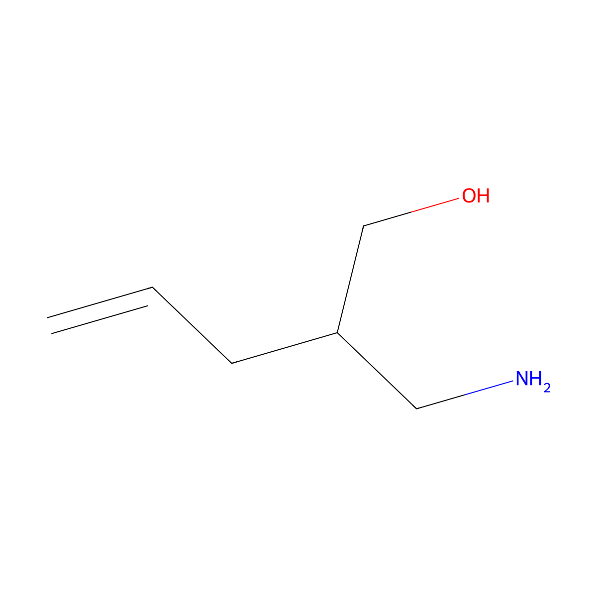 2-(Aminomethyl)pent-4-en-1-ol molecular structure, CAS 108429-88-5