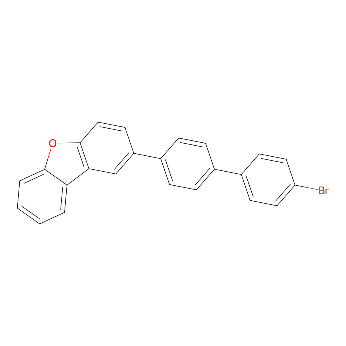 2-(4'-Bromo-[1,1'-biphenyl]-4-yl)dibenzo[b,d]furan molecular structure, CAS 1084334-69-9