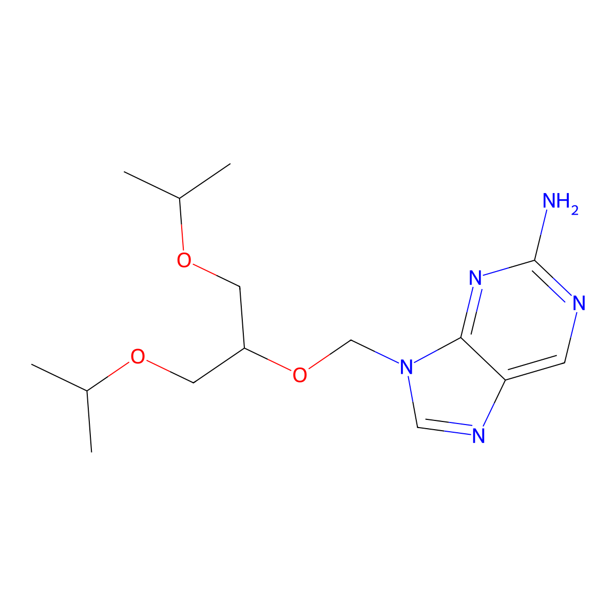 Rociclovir molecular structure, CAS 108436-80-2