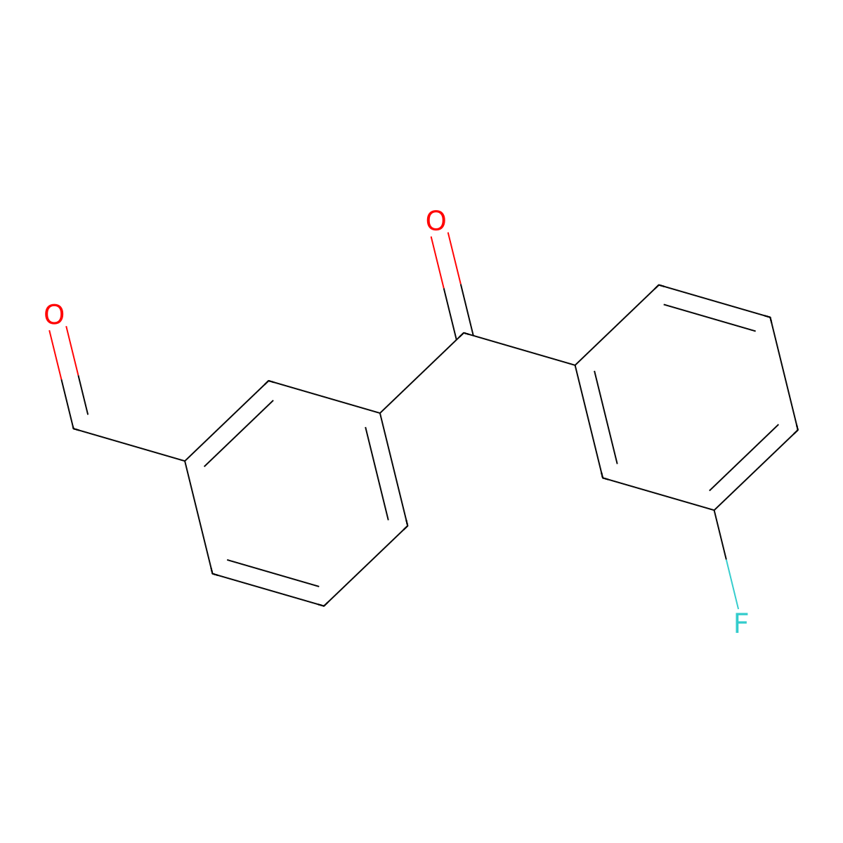 Benzaldehyde, 3-(3-fluorobenzoyl)- molecular structure, CAS 108440-76-2