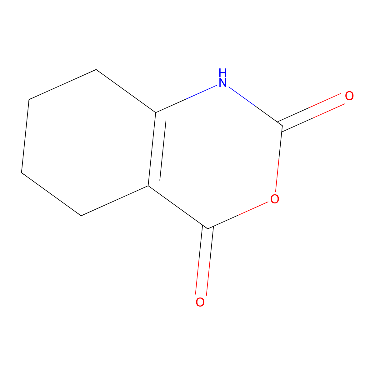 5,6,7,8-tetrahydro-2H-3,1-benzoxazine-2,4(1H)-dione molecular structure, CAS 108472-08-8
