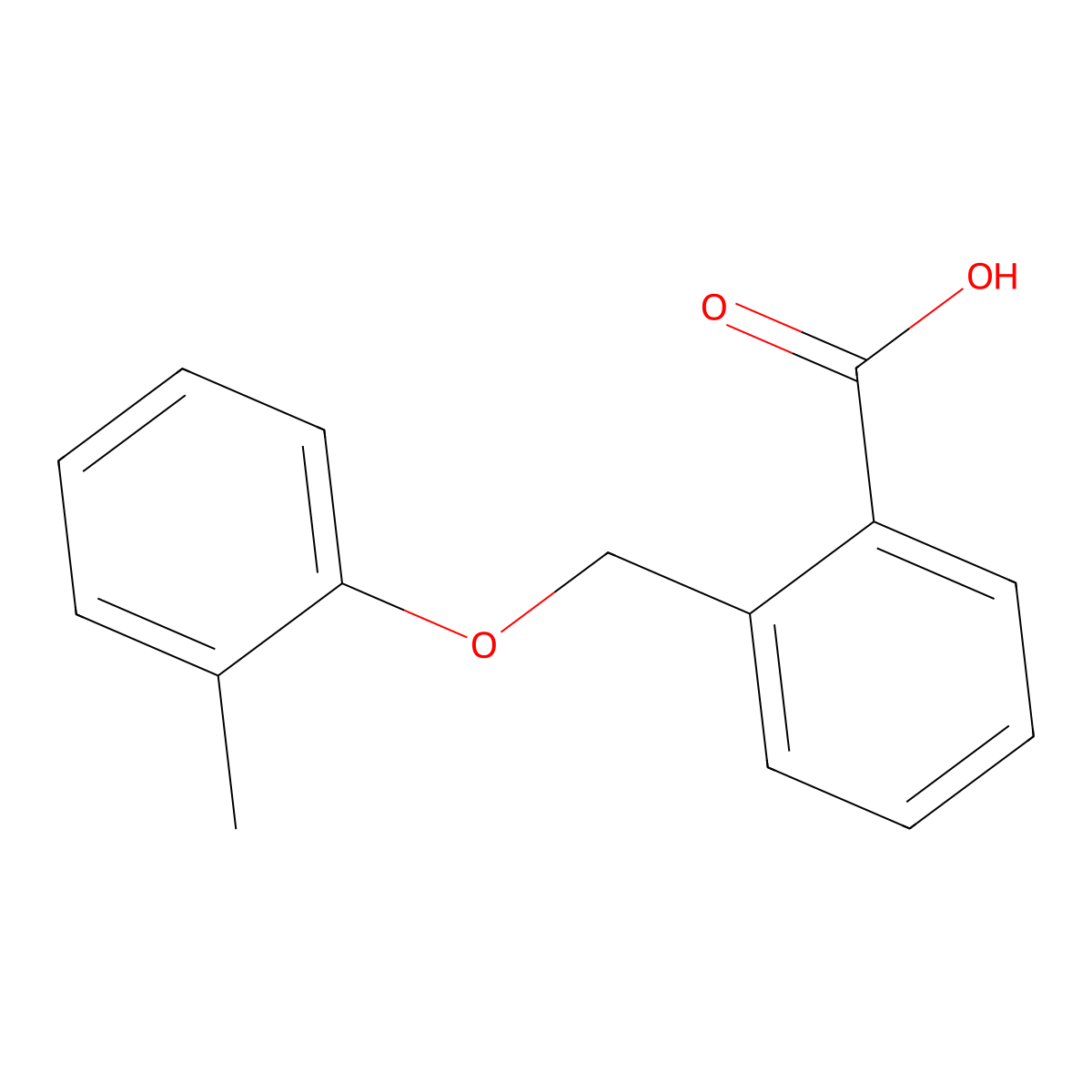 2-[(2-methylphenoxy)methyl]benzoic Acid molecular structure, CAS 108475-90-7