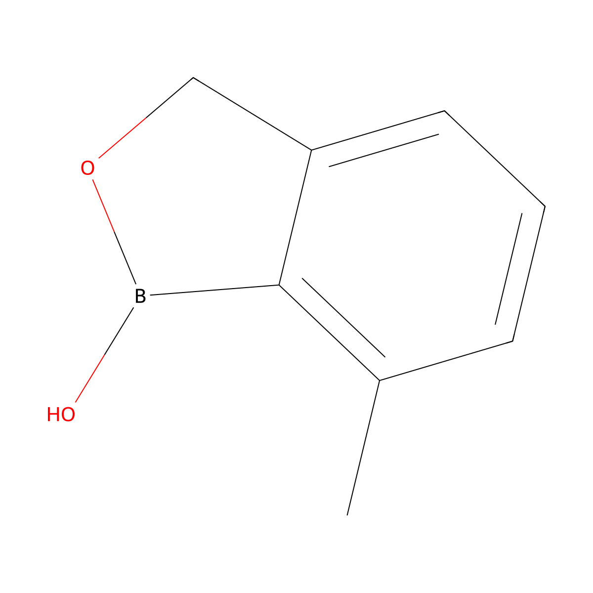 7-Methyl-1,3-dihydro-2,1-benzoxaborol-1-ol molecular structure, CAS 108485-02-5