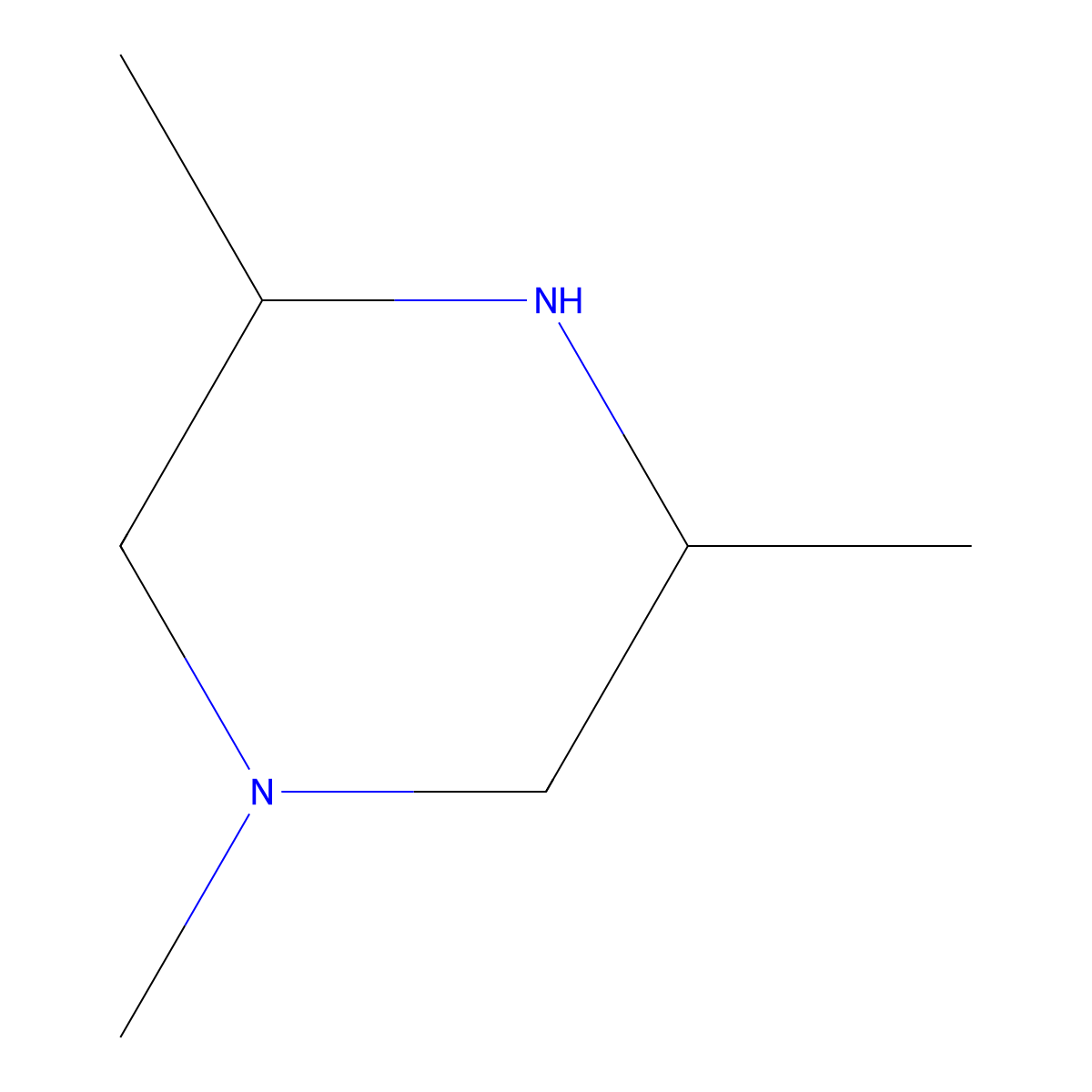 rac-(3R,5S)-1,3,5-trimethylpiperazine molecular structure, CAS 1084976-63-5