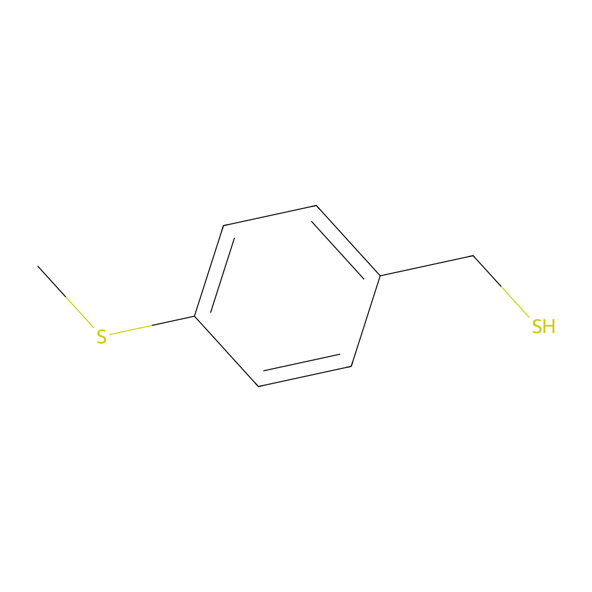 [4-(Methylsulfanyl)phenyl]methanethiol molecular structure, CAS 108499-20-3