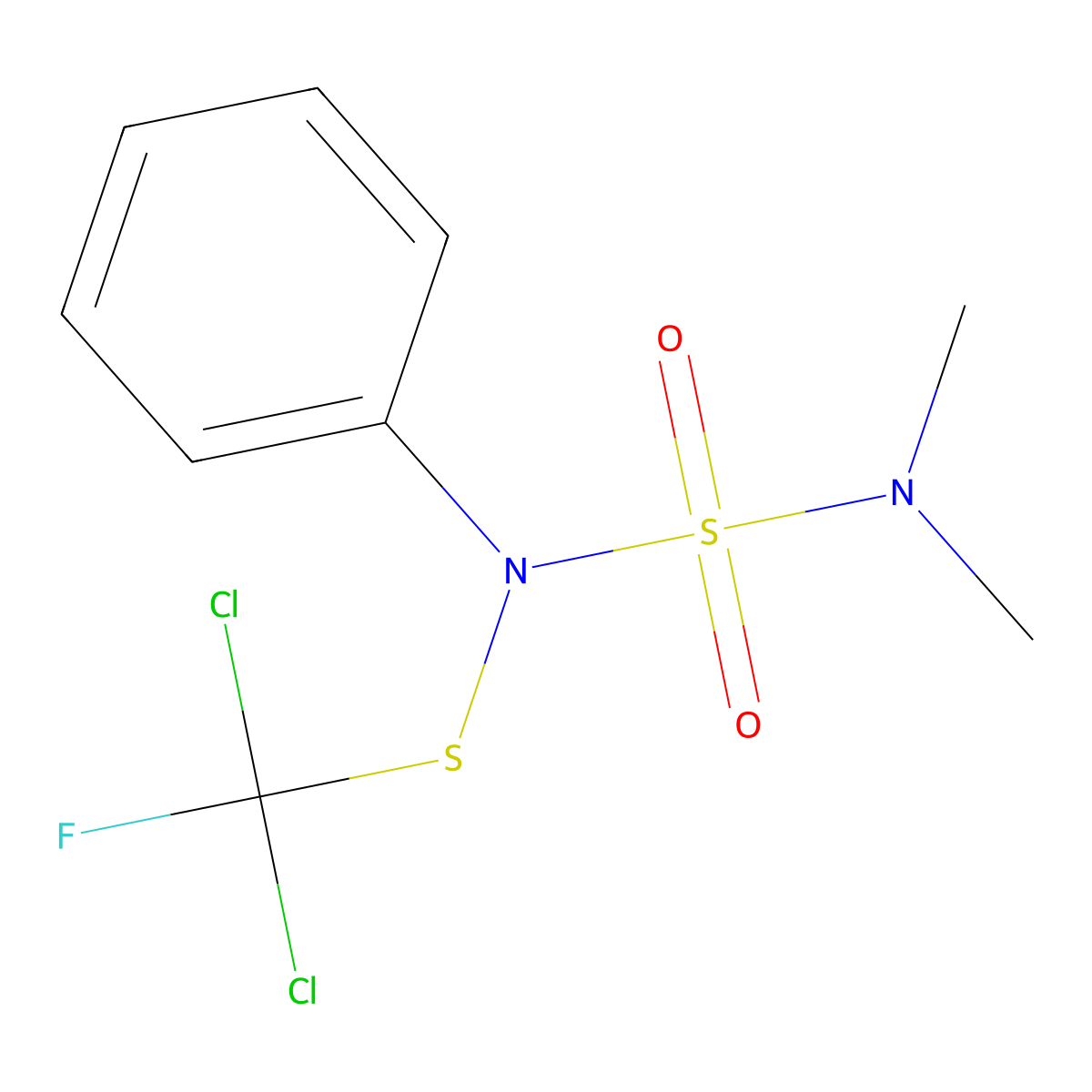 Dichlofluanid molecular structure, CAS 1085-98-9
