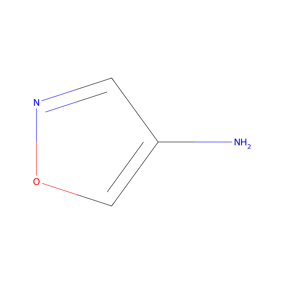 1,2-Oxazol-4-amine molecular structure, CAS 108511-97-3