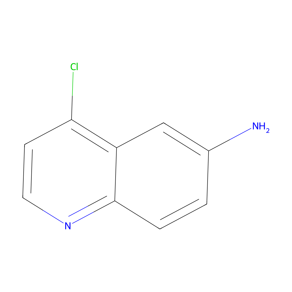 4-Chloroquinolin-6-amine molecular structure, CAS 1085192-91-1