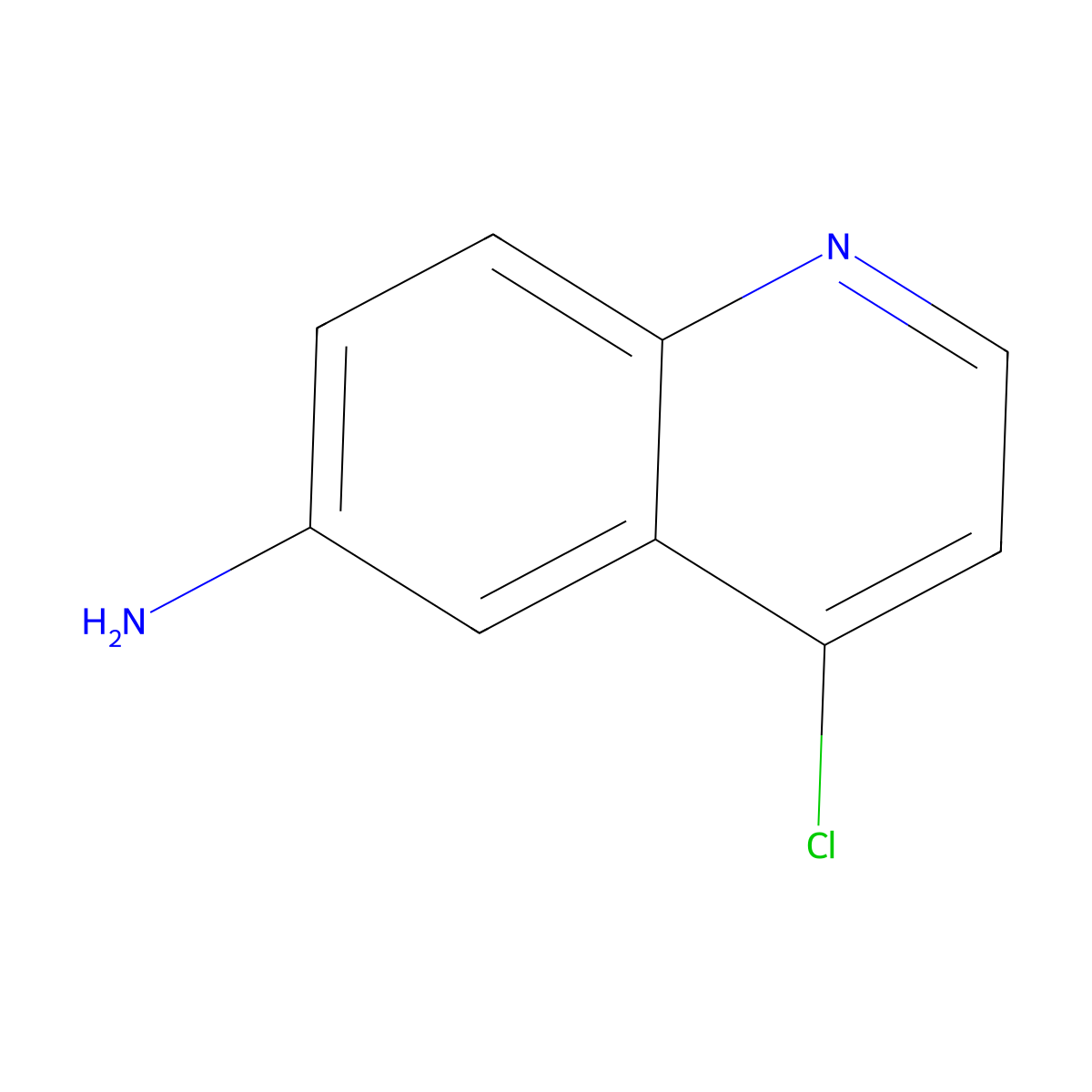 4-Chloroquinolin-6-amine molecular structure, CAS 1085192-91-1