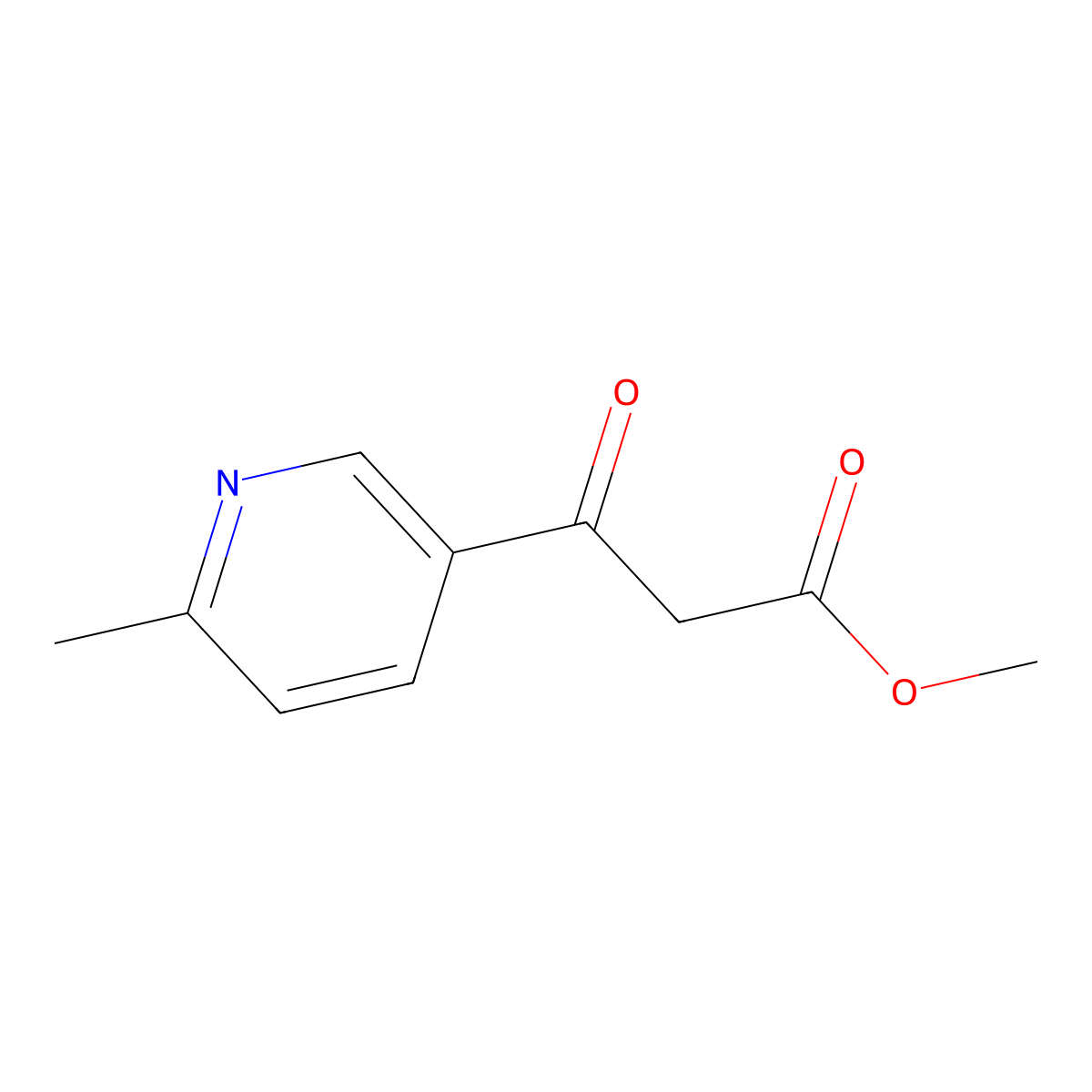 Methyl 2-(6-methylnicotinyl)acetate molecular structure, CAS 108522-49-2