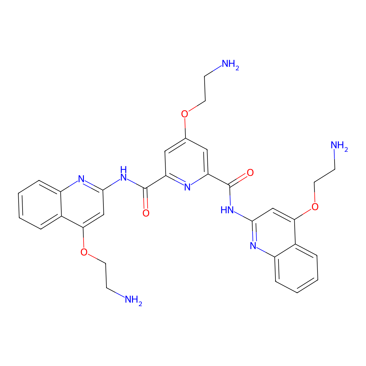 Pyridostatin molecular structure, CAS 1085412-37-8