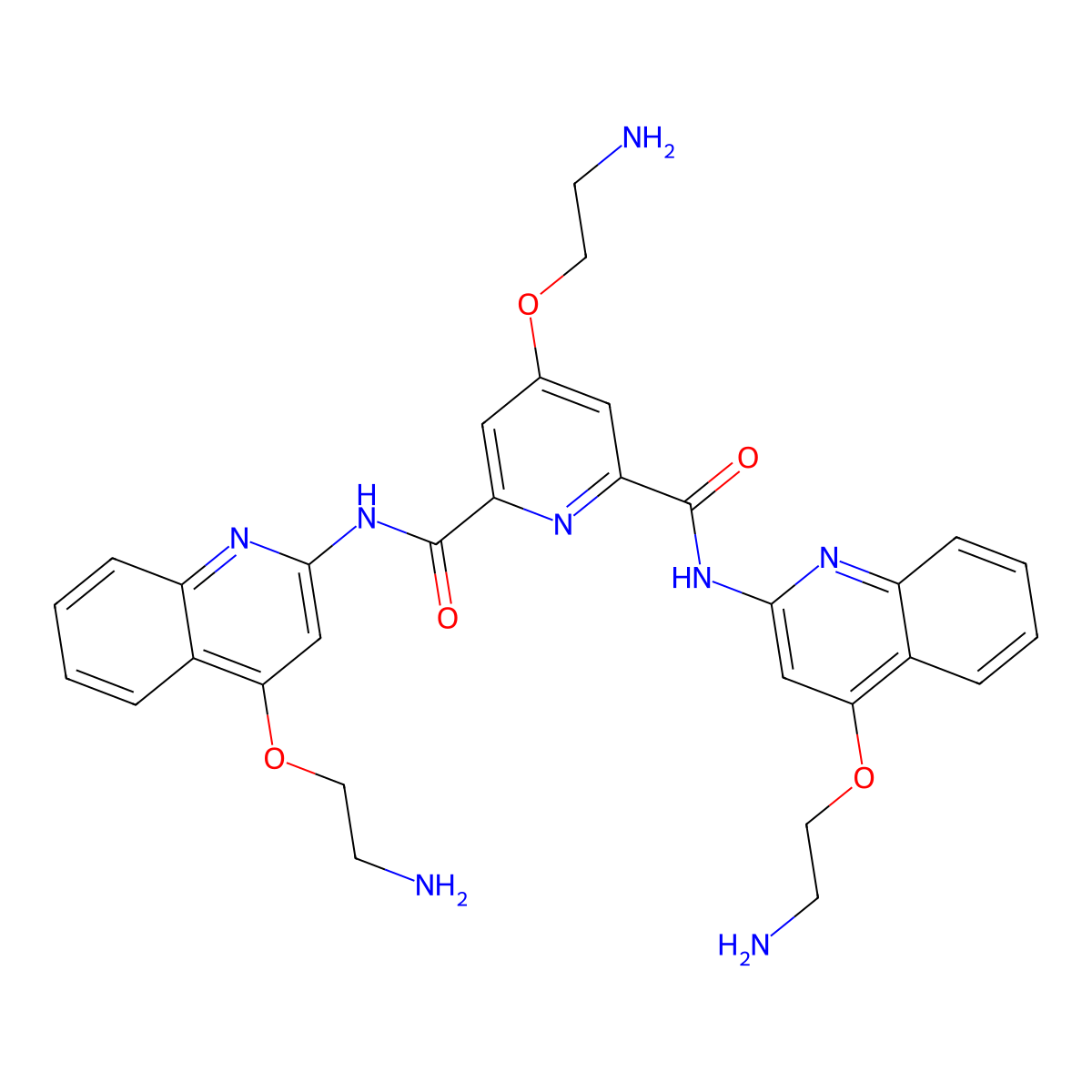 Pyridostatin molecular structure, CAS 1085412-37-8