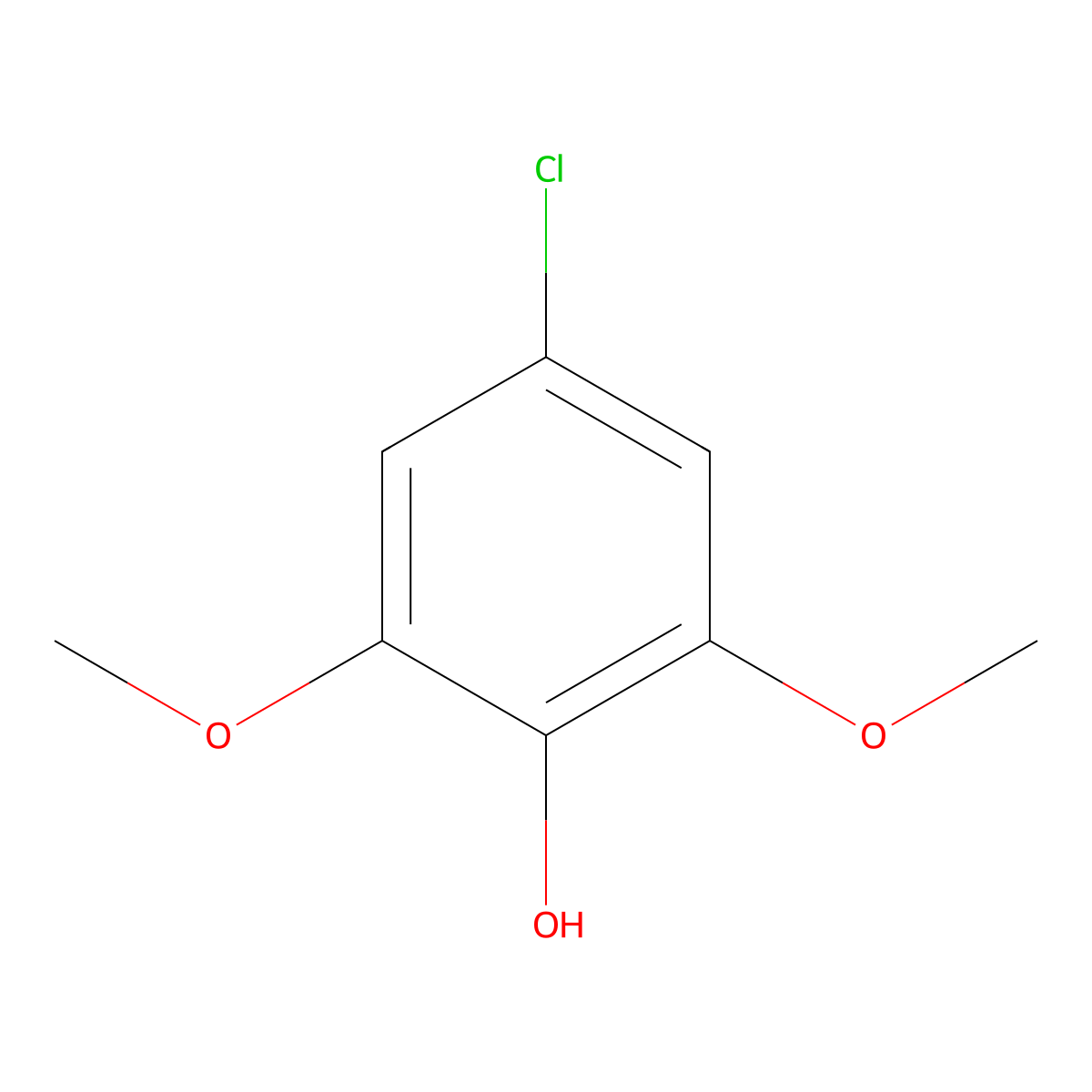 4-Chloro-2,6-dimethoxyphenol molecular structure, CAS 108545-00-2