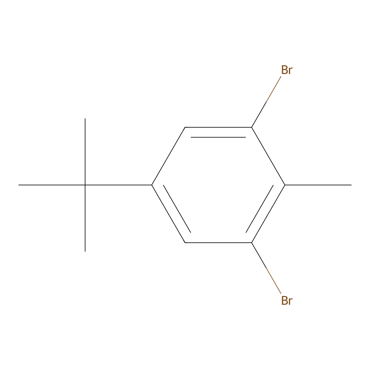 1,3-Dibromo-5-(tert-butyl)-2-methylbenzene molecular structure, CAS 108545-81-9