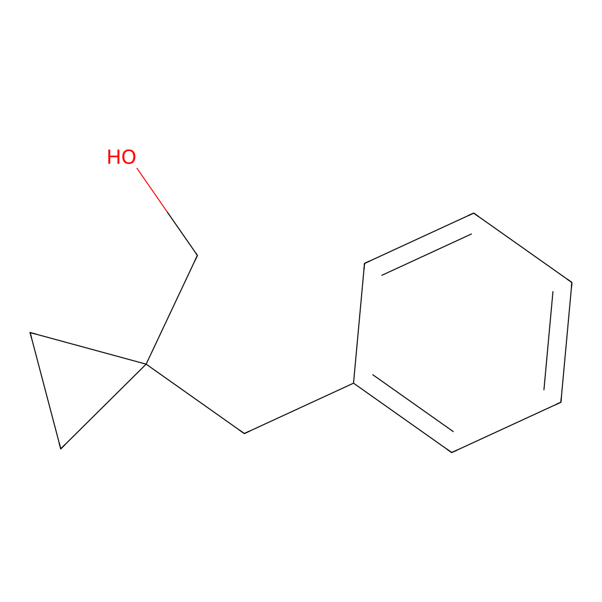 (1-Benzylcyclopropyl)methanol molecular structure, CAS 108546-79-8
